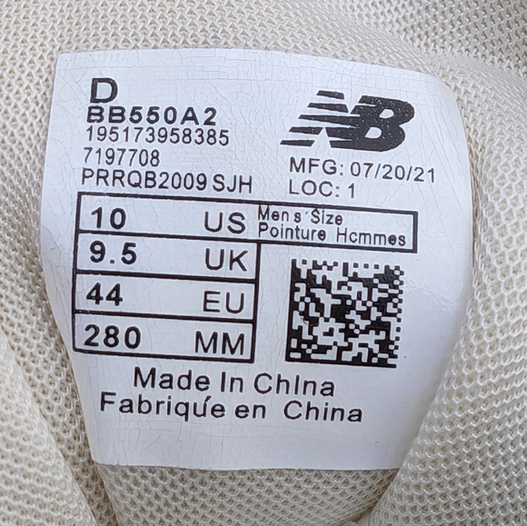 Aime Leon Dore ALD New Balance 550 Men's Shoe Size 10 - Picture 8 of 12